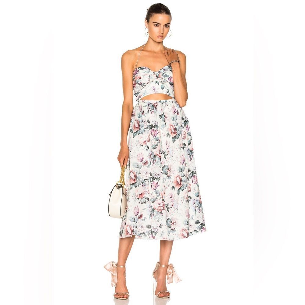 ZIMMERMANN - Jasper Floral Tie Dress